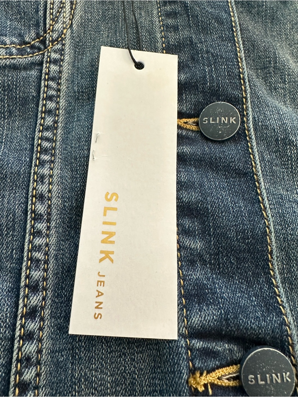 Slink Women's Blue Denim Jacket - Classic Trucker Style - Picture 3 of 10